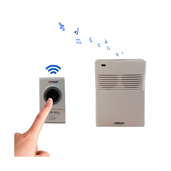 Aiteng Building Materials White / Brand New Aiteng Digital Wireless Doorbell - V005A