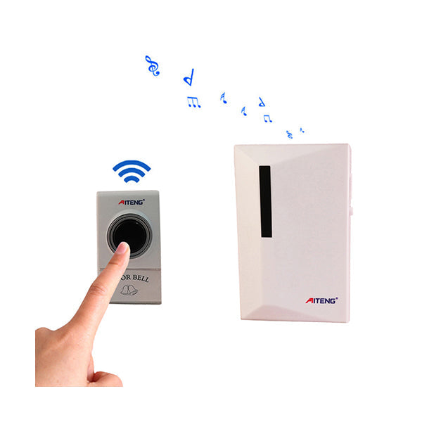 Aiteng Building Materials White / Brand New Aiteng Digital Wireless Doorbell - V015A