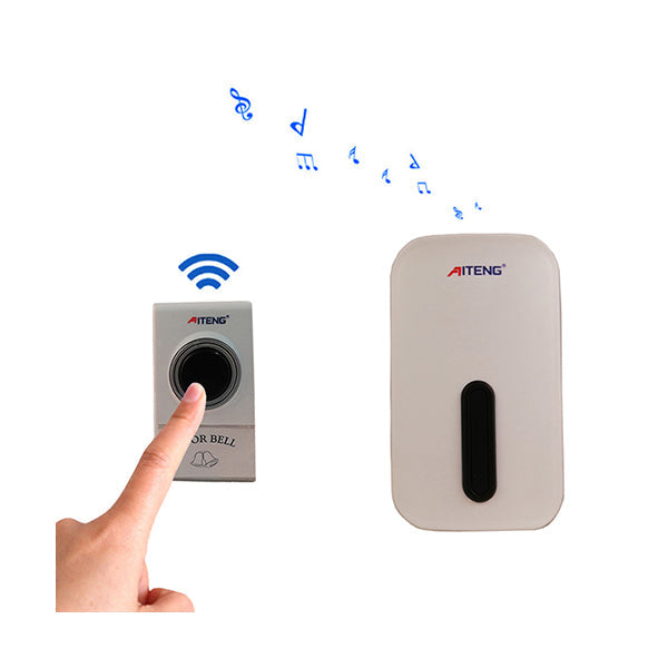 Aiteng Building Materials White / Brand New Aiteng Digital Wireless Doorbell - V017A