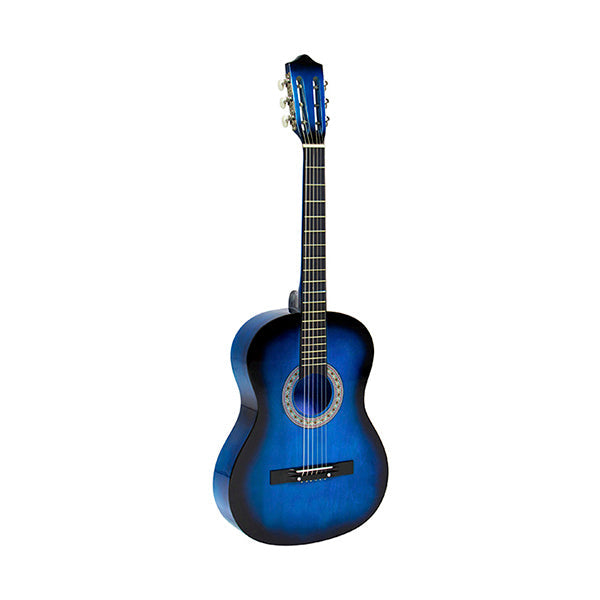 ARA Hobbies & Creative Arts Blue / Brand New Ara Classic Guitar 36 Inches Steel Strings with Carry Bag - M420A