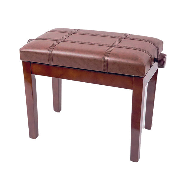 ARA Hobbies & Creative Arts Brown / Brand New Ara Wooded Adjustable Piano Bench Chair Brown - M467
