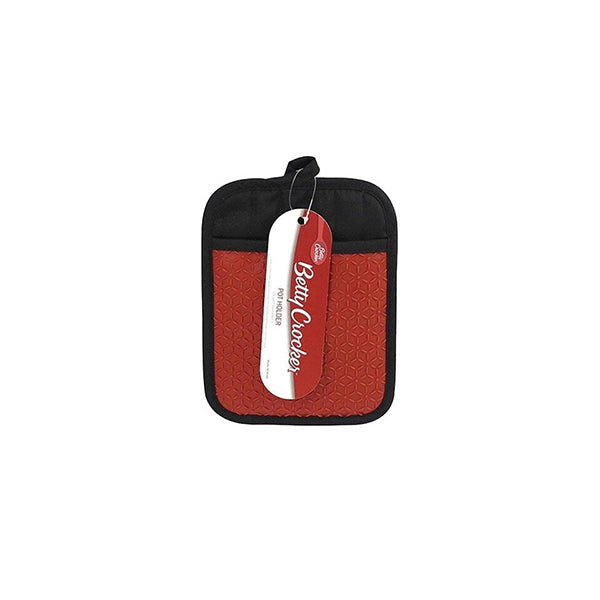 Betty Crocker Kitchen & Dining Red Black / Brand New Betty Crocker, BC4048, Silicone Scald Protection Pad