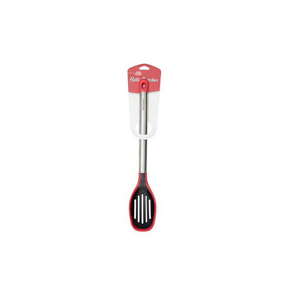 Betty Crocker Kitchen & Dining Black/silver / Brand New Betty Crocker, BC4070, Silicon slotted Spoon