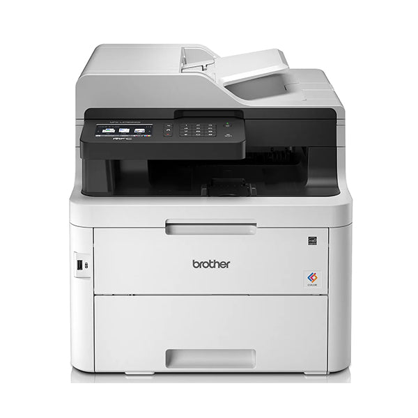 Brother Print & Copy & Scan & Fax White / Brand New / 1 Year Brother, Digital Color All-in-One Printer - MFC-L3750CDW