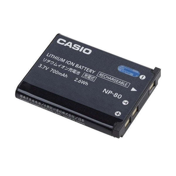 Casio Electronics Accessories Black / Brand New Digital Camera Battery Compatible for Casio NP-80 - B385