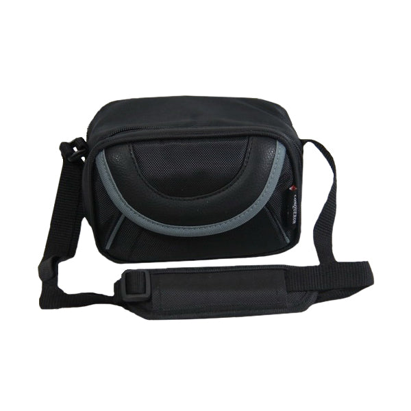 Conqueror Audio Black / Brand New Conqueror Small Carrying Case Bag to Carry Headphones, Powerbanks and Smartphone Accessories - LSC6129