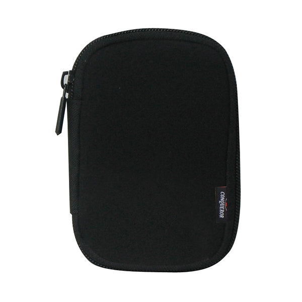 Conqueror Audio Black / Brand New Conqueror Soft Carrying Case Bag Useful For Storing Money, Cables, and Coins - LSC4022A