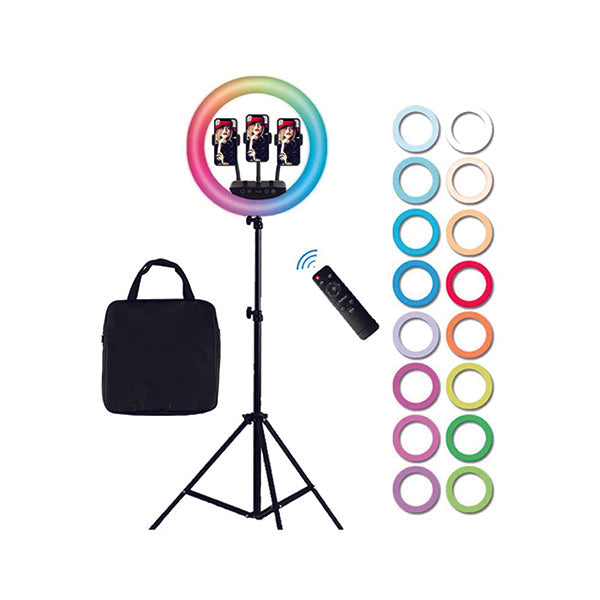 Conqueror White / Brand New Conqueror Ring Light 16 Inches with Tripod for Mobile Cell Phone - CRF216