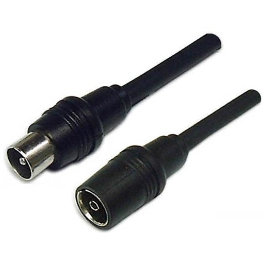 Conqueror Electronics Accessories Black / Brand New Conqueror RF Coaxial Cable 9.5mm TV Plug to 9.5mm TV Jack Male to Female 1.5 Meter - C28