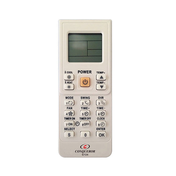 Conqueror Household Appliance Accessories White / Brand New Conqueror Universal A/C Remote Control - G124