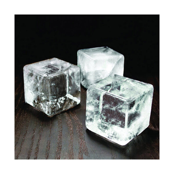 Cool Gift Kitchen & Dining Black / Brand New Cool Gift, Giant Square Ice Cube Maker 2 Pcs - 87034