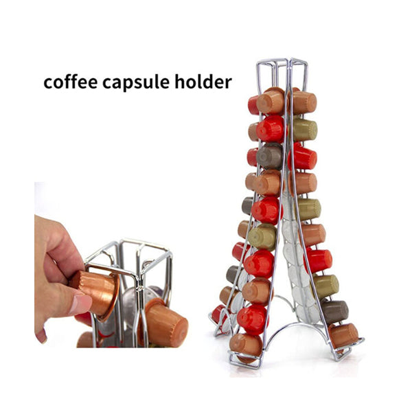 Cool Gift Kitchen & Dining Silver / Brand New Cool Gift, Nespresso 32 Capsules Holder - 11055