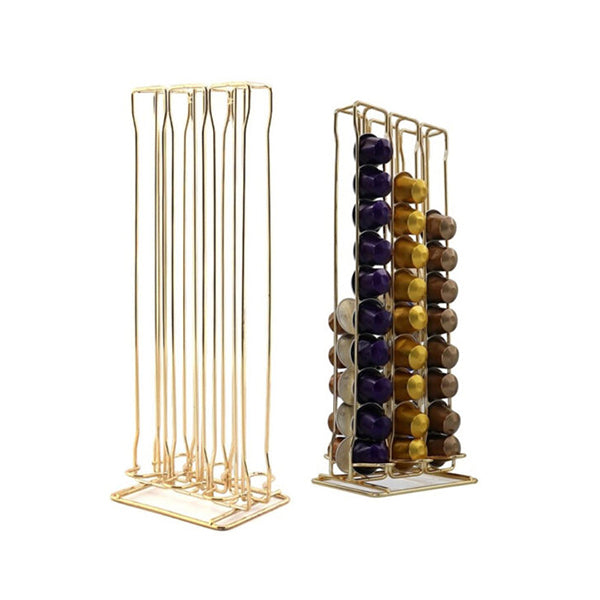Cool Gift Kitchen & Dining Gold / Brand New Cool Gift, Nespresso 60 Capsules Holder - 11053-G