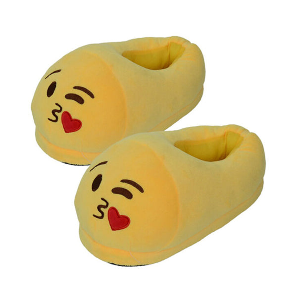Cool Gift Shoes Brand New Cool Gift, Women Emoji Pontoufle Plush Stuffed - 87935