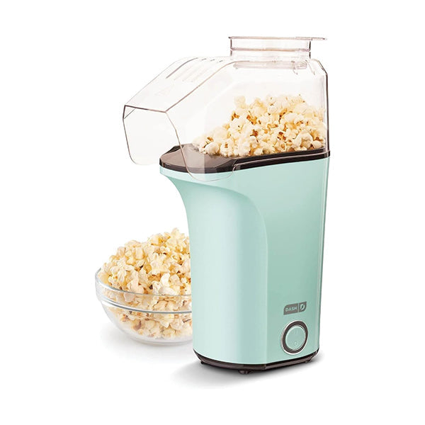 DASH Kitchen & Dining Aqua / Brand New DASH Hot Air Popcorn Popper Maker with Measuring Cup to Portion Popping Corn Kernels - DAPP150V2AQ04