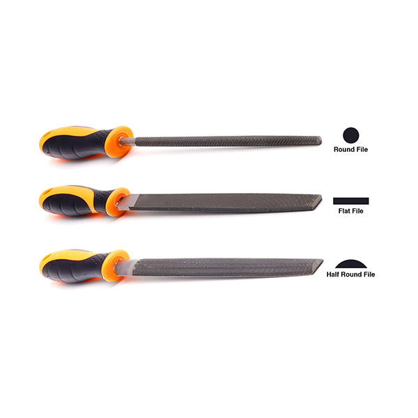 Finder Tools Black Orange / Brand New Finder, 3 Pcs Steel File Sets - 195925