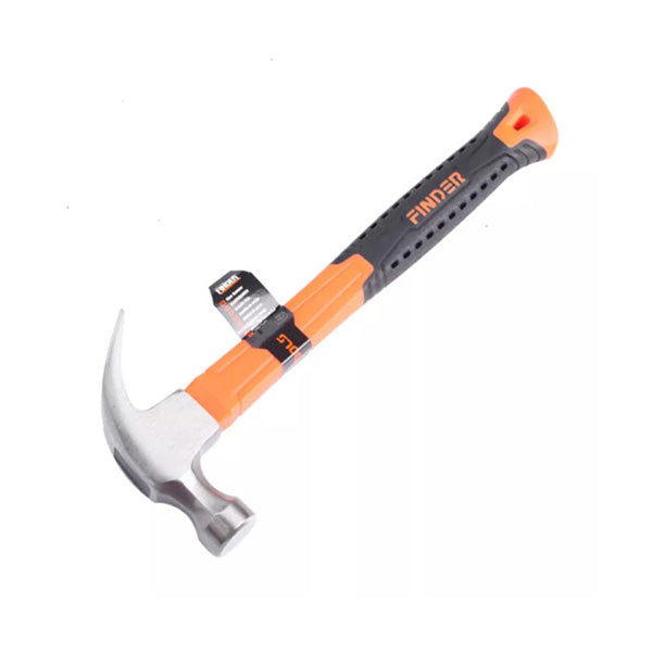 Finder Tools Black Orange / Brand New Finder, 500g Claw Hammer - 191327