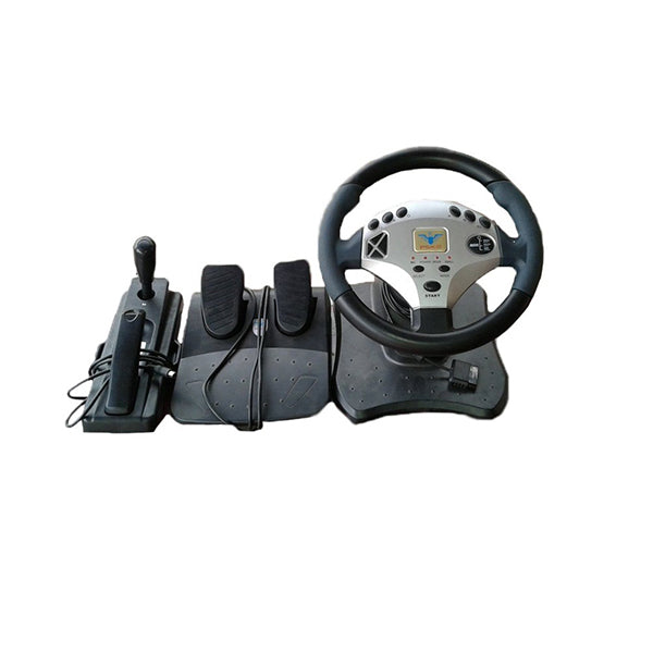 Fly Eagle Electronics Accessories Black / Brand New Fly Eagle Steering Wheel for PC - 8288