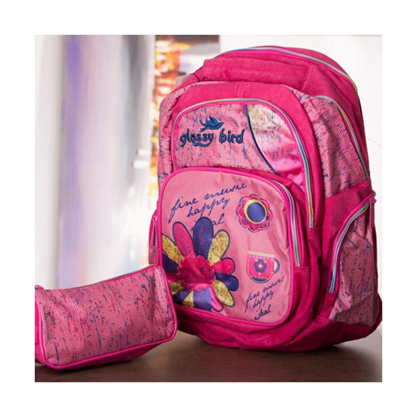 Glossy bird school bags hotsell