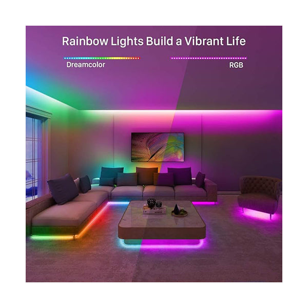 Govee LED Lights 16.4ft Bluetooth LED Strip Lights with APP & Remote Control, Music Sync, Scenes Govee LED Lights 16.4ft Bluetooth LED Strip Lights with APP & Remote Control, Music Sync, Scenes