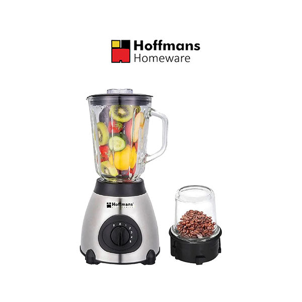 Hoffmans Kitchen & Dining Hoffmans Glass Jar Blender & Dry Grinder HM-920