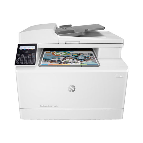HP Print & Copy & Scan & Fax Black / Brand New / 1 Year HP, Color LaserJet Pro Printer MFP - M183fw