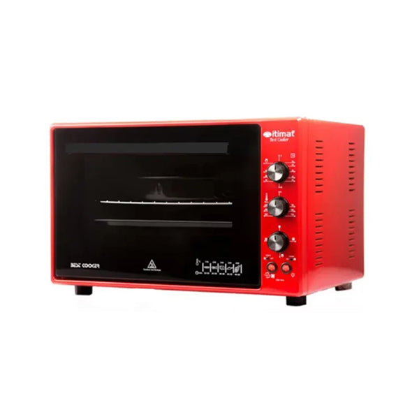 ITIMAT Kitchen & Dining Burgundy / Brand New / 1 Year ITIMAT I-28TTFLBG, Electrical Square Oven 50Lt