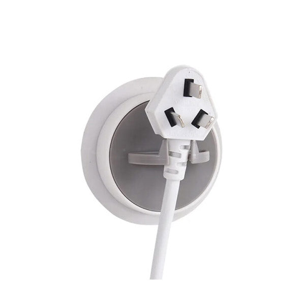 J&S Home Household Supplies Grey / Brand New J&S Home, Wall-mounted Plug Holder, JS185008 - 98763