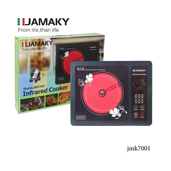 Jamaky Kitchen & Dining Black / Brand New Jamaky, Infrared Cooker 2600Watt - JMK7001