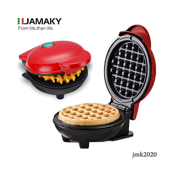 Jamaky Kitchen & Dining Red / Brand New Jamaky, Mini Waffle Maker, JMK2020