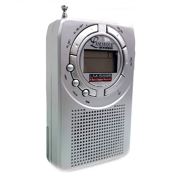 Lamarque Audio Silver / Brand New Lamarque Mini AM/FM Portable Digital Radio - LM5695