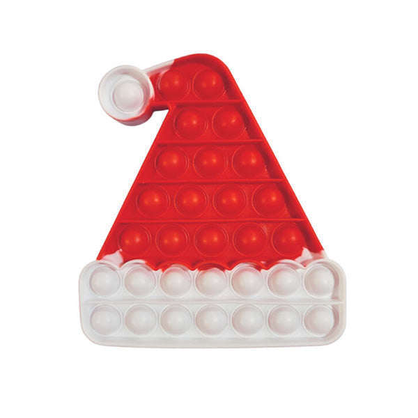 Mobileleb Baby Toys & Activity Equipment Brand New / Model-1 Christmas Hat Push Pop Fidget Toys 13cm - 96895