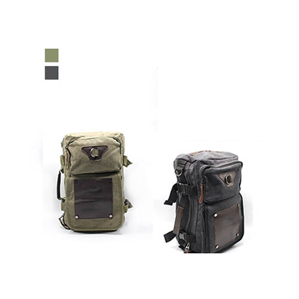 Heavy duty canvas discount backpack