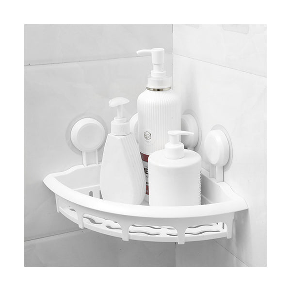 Mobileleb Bathroom Accessories White / Brand New J&S Rack Suction Cup Wall Hanging - 12153