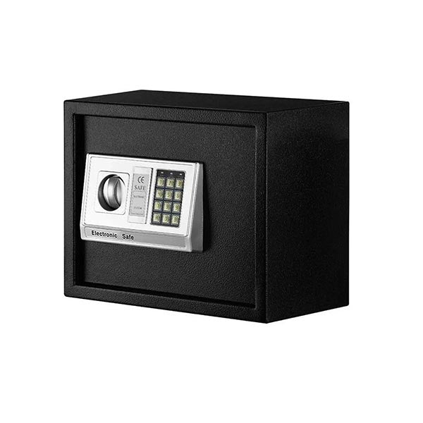 Mobileleb Business & Home Security Black / Brand New 9Kg Electronic Digital Security Safe Box with 2 Locks - L30 x W38 x H30 Cm - 11777