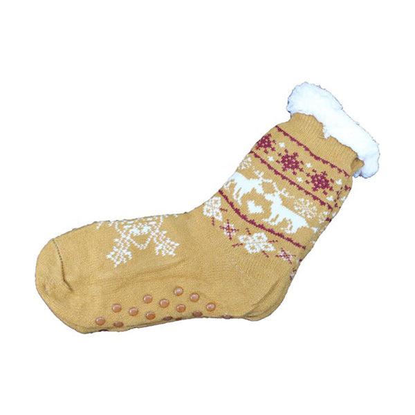 Mobileleb Clothing Brand New / Model-1 Women Slipper Socks Winter Warm Fleece - 96500, Available in Different Colors