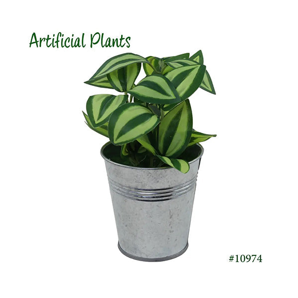 Mobileleb Decor Green / Brand New Artificial Plants Potted - 10974