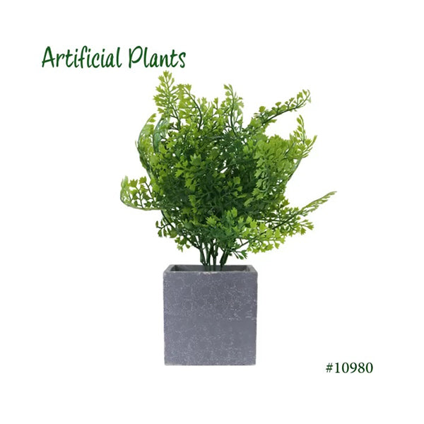 Mobileleb Decor Green / Brand New Artificial Plants Potted - 10980