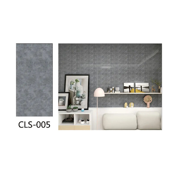 Mobileleb Decor Brand New High Gloss Marble Effect PVC Wall Sticker Self Adhesive, Size: 30*60Cm - WS-CLS-005
