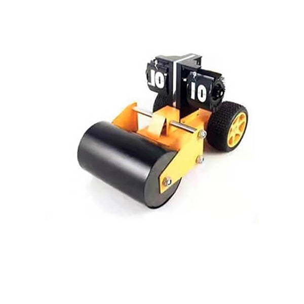 Mobileleb Decor Black Orange / Brand New Road Roller Style Flip Desk Shelf Clock with a Classic Mechanical Display and Battery Powered, Home Decoration - 10986