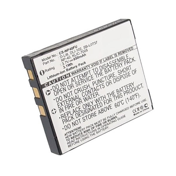 Mobileleb Electronics Accessories Black / Brand New Digital Camera Battery Compatible for FUJI NP40 - B403