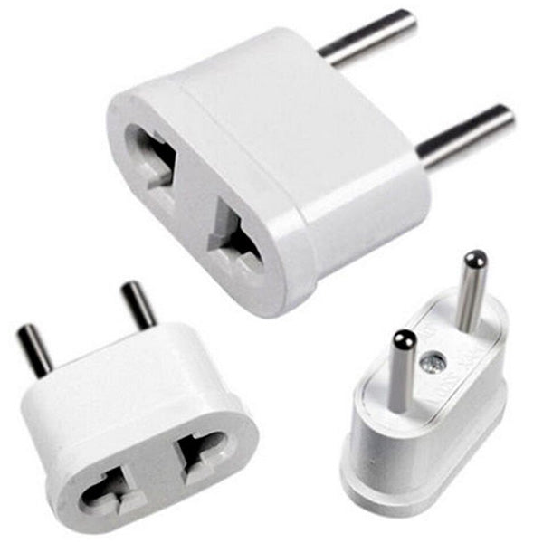 Mobileleb Electronics Accessories White / Brand New Plug AC Adapter US to EU Converter - P214