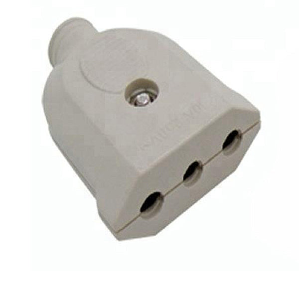 Mobileleb Electronics Accessories White / Brand New Plug Rewireable Electric Female Socket AC Power Plug - P223