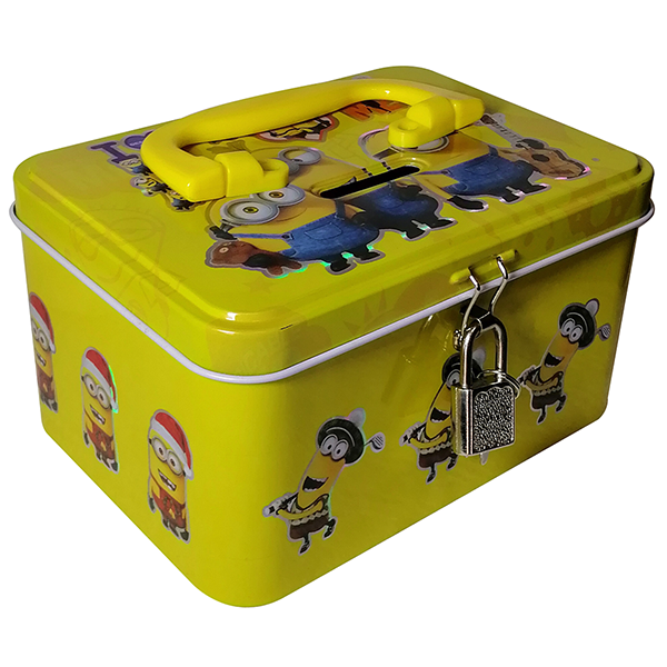 Mobileleb Filing & Organization Yellow / Brand New Cuboid Money Box - Minions-CUB