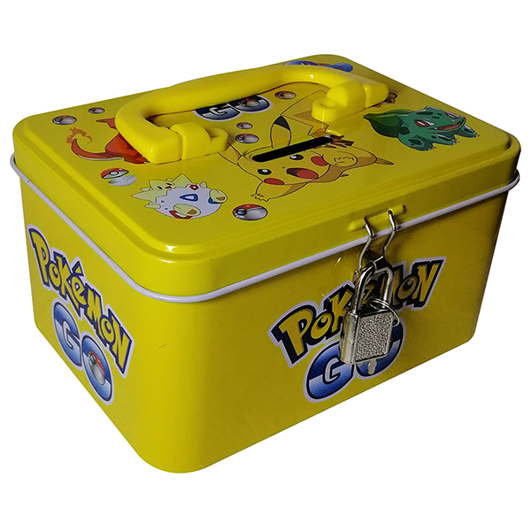 Mobileleb Filing & Organization Yellow / Brand New Cuboid Money Box - Pokemon-CUB