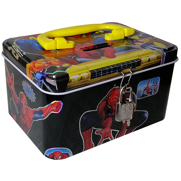 Mobileleb Filing & Organization Black / Brand New Cuboid Money Box - Spider-man-CUB