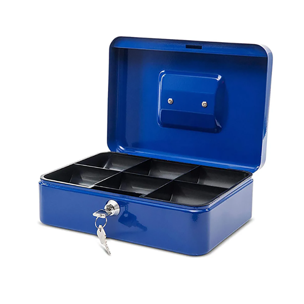 Mobileleb Filing & Organization Blue / Brand New JT 250 Metal Cash Box