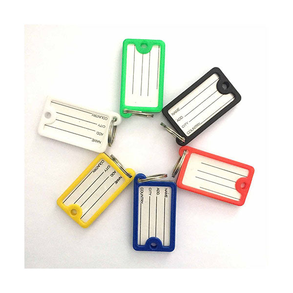 Mobileleb General Office Supplies Brand New 4 Pcs Plastic Key Tags - Dh004