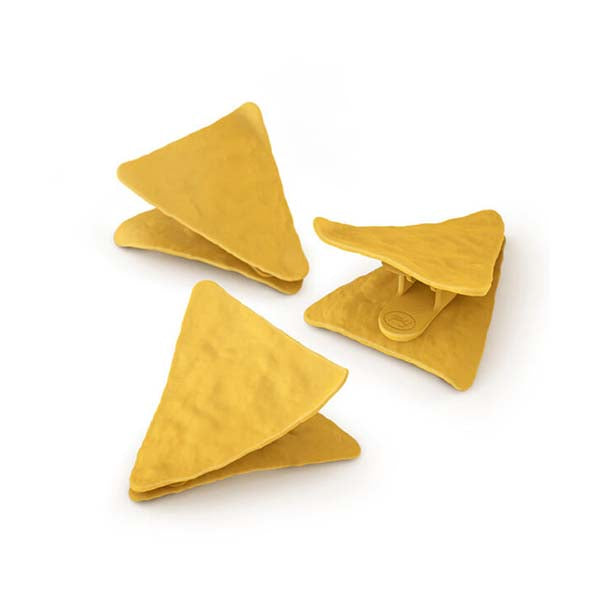 Mobileleb General Office Supplies Brand New Set of 4 Cute Tortilla Shape Clips - 96868