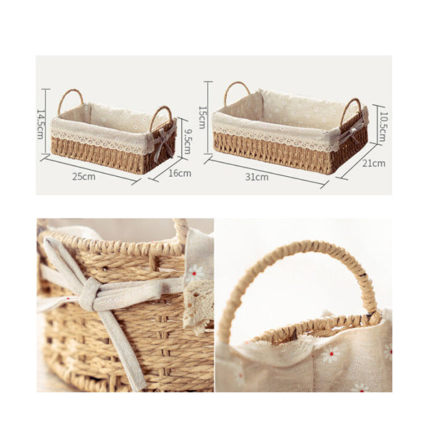 2 Pcs Storage Basket Rattan Set - 10956 Best Price in Lebanon – Mobileleb